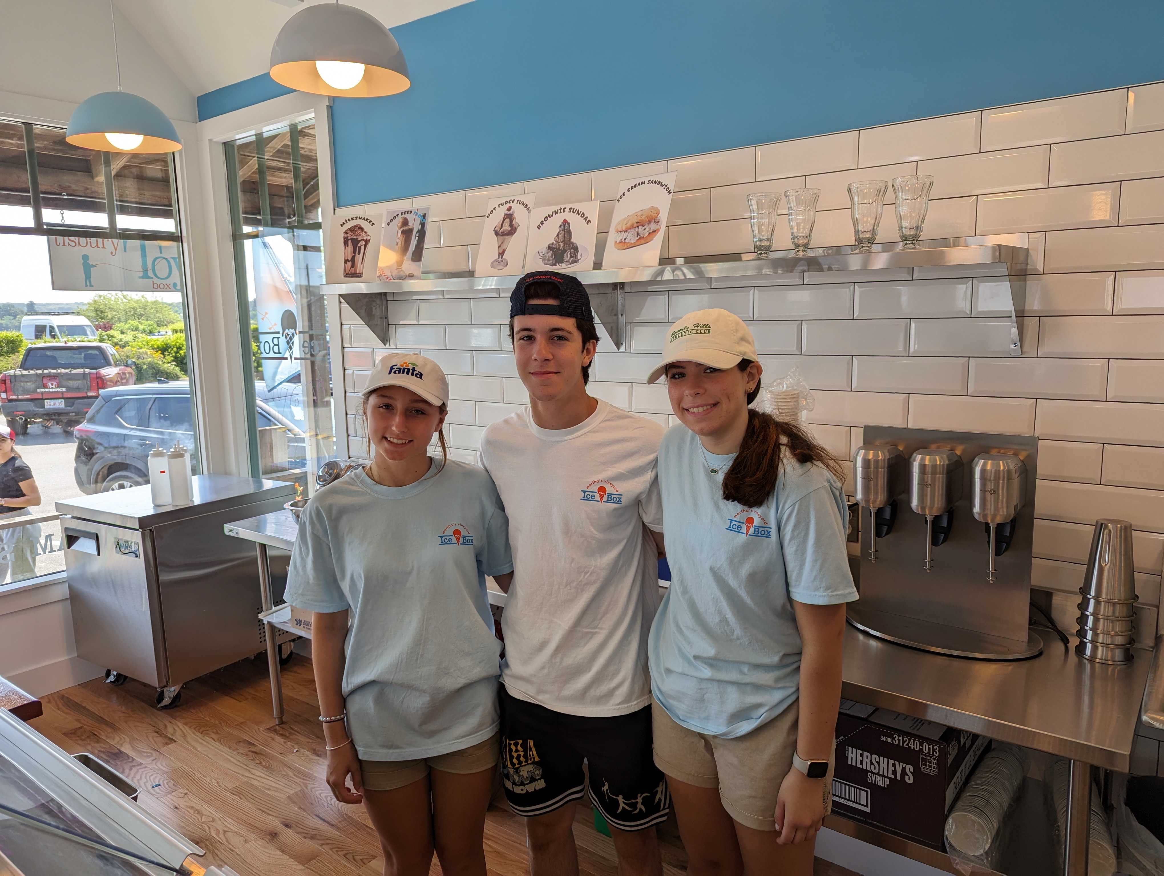 Ice Box team at opening